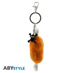 AbyStyle One Piece Llavero de Peluche Carne de Luffy